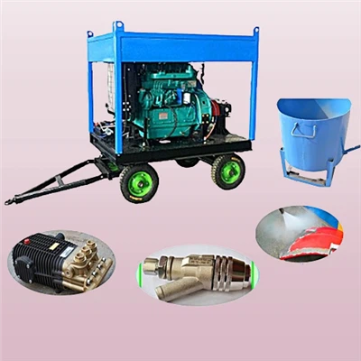 Høytrykksvannsandblåsemaskin for rustfjerning